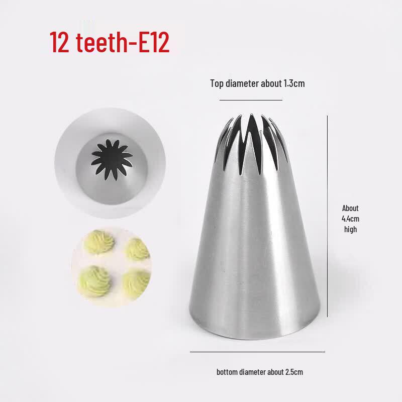 Stainless Steel Cream Cookie Decorating Nozzle Set