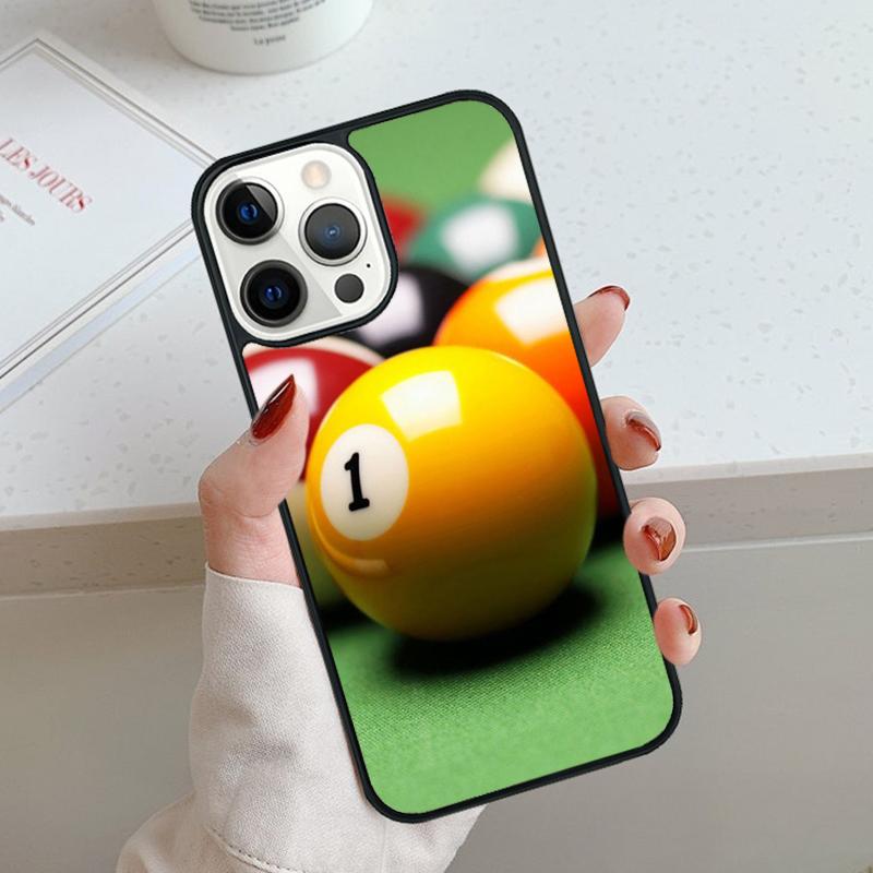 Billardkugel Snooker Handyhülle Für iPhone 17 Air 11 12 13 14 15 16 Pro Max Hülle Für iPhone 17 Air Max 5 Plus Hülle Schale