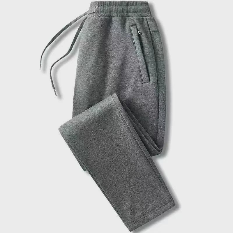 Pantaloni de trening de catifea pentru bărbați plus-size - Pantaloni sport cu croială largă pentru toamnă/iarnă
