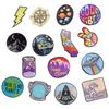 Astronaut Embroidery Cloth Sticker, Clothes Patch Sticker, Decorative Embroidery Sticker, Ocean Wave Computer Embroidery Chapter Cherry