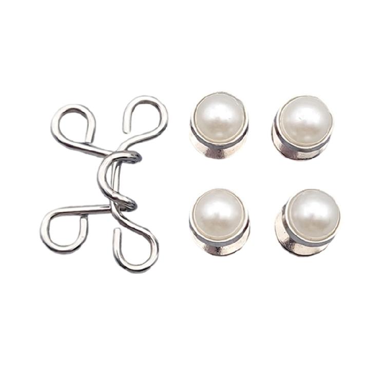 Detachable Jeans Button Pins No Sewing Required Trousers Waist Tightener Metal Waist Buckles Trouser Button Pins