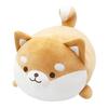 Homehalo Shiba Inu Plush Toy, Cute Hugging Pillow, Realistic Dog, Super Chewy Stuffed Toy, Round Dog Cushion, Soft Sleeping Pillow, Comfortable Hug