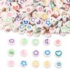 Star and Moon Series Polymer Clay Beads: DIY Jewelry Accessories for Bracelets, Necklaces, Wristbands - 100 Pcs