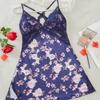 Europe, America, Summer Beautiful Back Thin Clothing, Sexy Suspender Short Skirt Lip Print Cartoon Cute Print