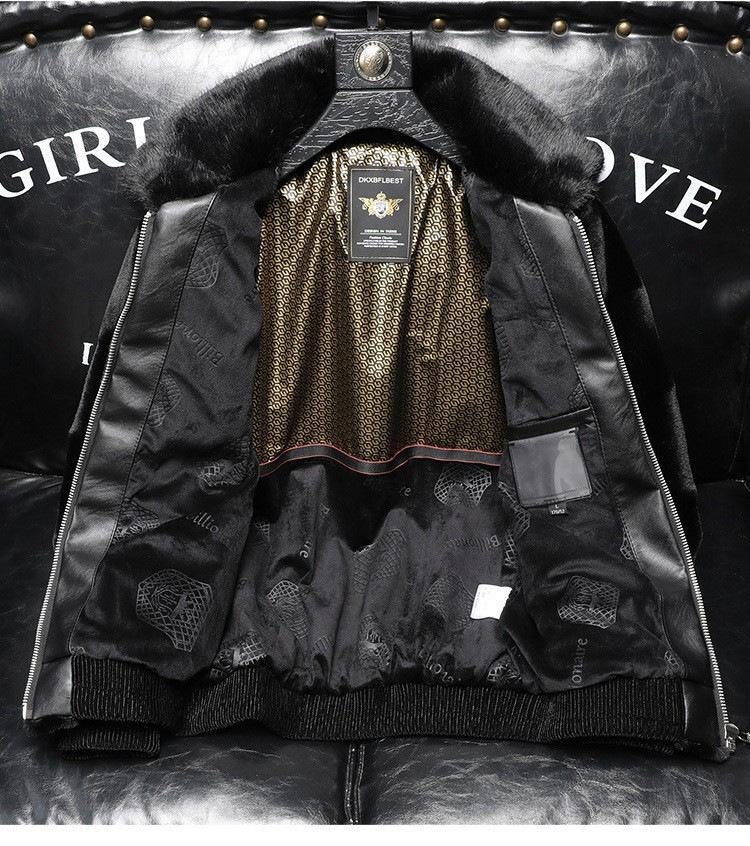 

Мужская зимняя куртка из искусственного меха норки с графеном XL (110-130 catties)