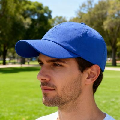 Καπέλο Μπέιζμπολ Αναπνεύσιμο Διχτυωτό Σχέδιο Ελαφρύ Αντιηλιακό Καπέλο Προστασίας UV Μονόχρωμο Ρυθμιζόμενο Καπέλο Εξωτερικού Χώρου για Σπορ Κεφαλόδεσμος