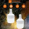 60W Emergency Light Outdoor 0Supplies Outdoor USB Rechargeable LED Light Bulb Lantern Hiking Sports Entertainment