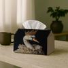1pc Baroque Luxury Surreal Tissue Box Holder - Swan Royal Portrait, Perfect for Living Room, Dining Room, Bedroom, Bathroom, Bar, or Office Decor, Hol