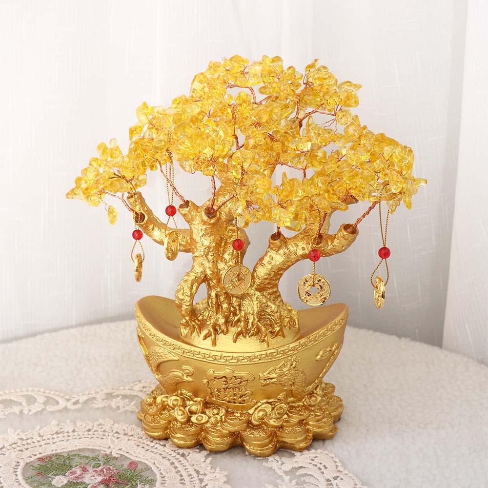 China Fengshui Living Room Money Tree Ornaments Desktop Ornaments Decorative Articles Fortune Tree