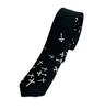 [Made In Japan] Rock-style Cross Pattern Tie (blacksilver)