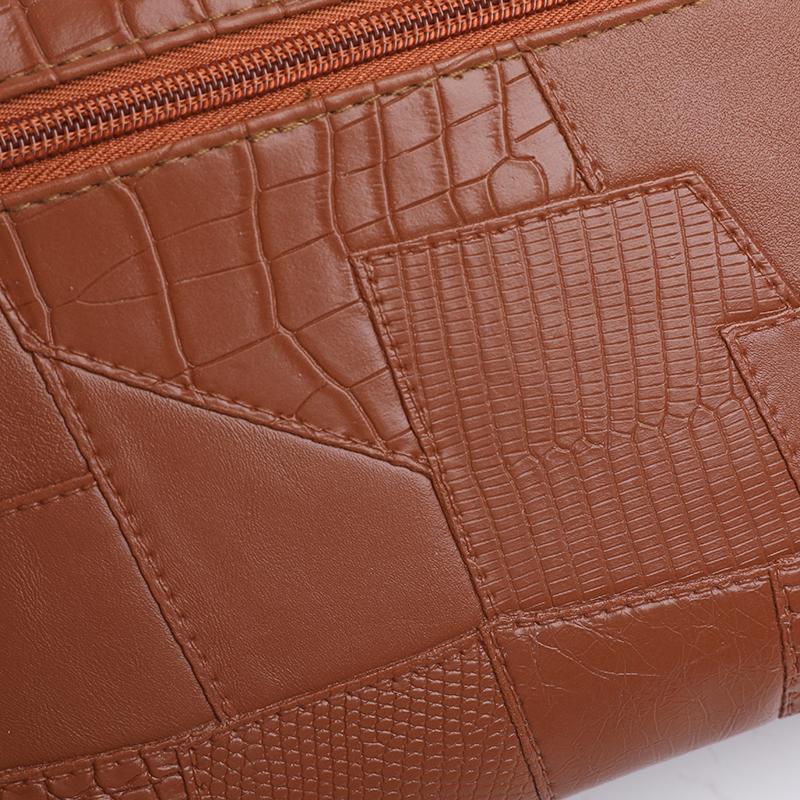 Women's Patchwork Clutch Bag Crossbody Bag PU Wallet Envelope Bag