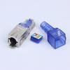 1Pc Rj45 Cat8 Cat7 Cat6A Connectors Tool-Free Zinc Alloy Shielded Ethernet Termination Plugs For 23Awg Sftp Cables