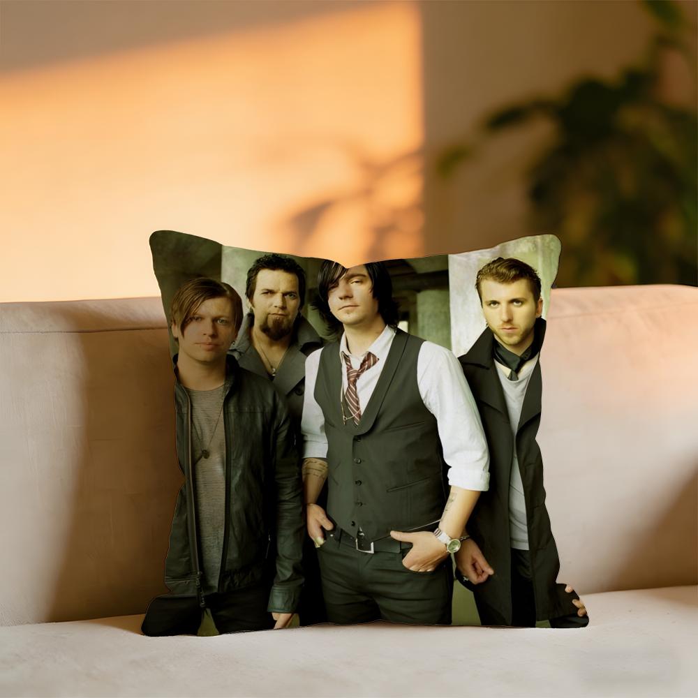 Three Days Grace Cushion Cover Cozy Velvet Throw PillowSoft Warm Cushion For Sofa Bed