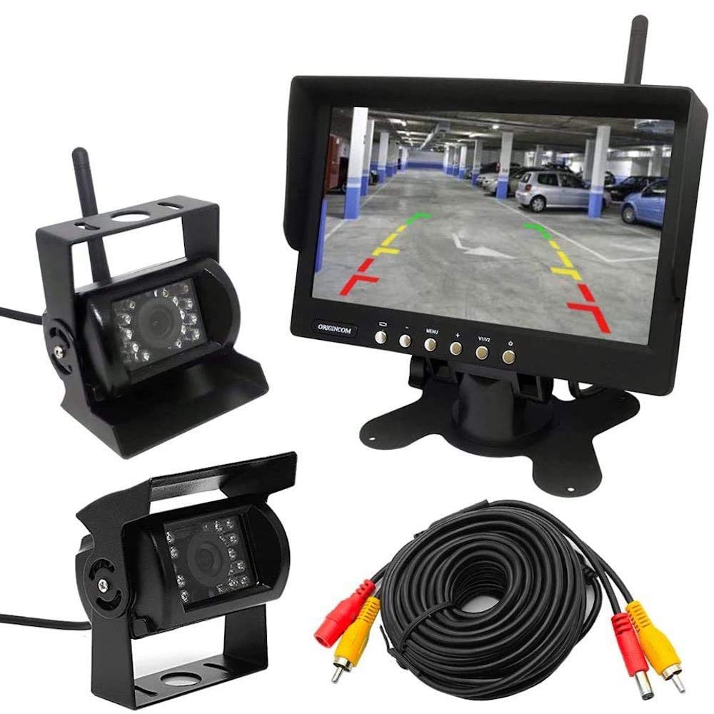 Monitor Wireless Backup Camera Wired Backup Camera Infrared Night Wireless Video Wiring Not Monitor 2 Camera Guideline Compatible with 24V
