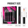 Julystar Peel-Off Lip Stain Set 6 Colors Waterproof Transfer-Proof Magic Lip Tint Long-Lasting Tear Off Liquid Lipstick Lip Liner Makeup Cosmetics