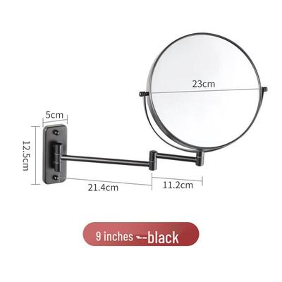 Yi Chen Wall-Mounted Telescopic Folding Makeup Mirror