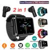 Smartwatch Auricolare Bluetooth Due-in-Uno TWS Chiamata Binaurale Esercizio Misuratore di Frequenza Cardiaca Passi 1,4 pollici