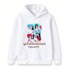 Kids Girls Boys Casual Hooded Sweatshirt, Unique Art Print Long Sleeve Pullover Hoodie, Comfortable Lightweight Daily Wear Tops for Children School Ou