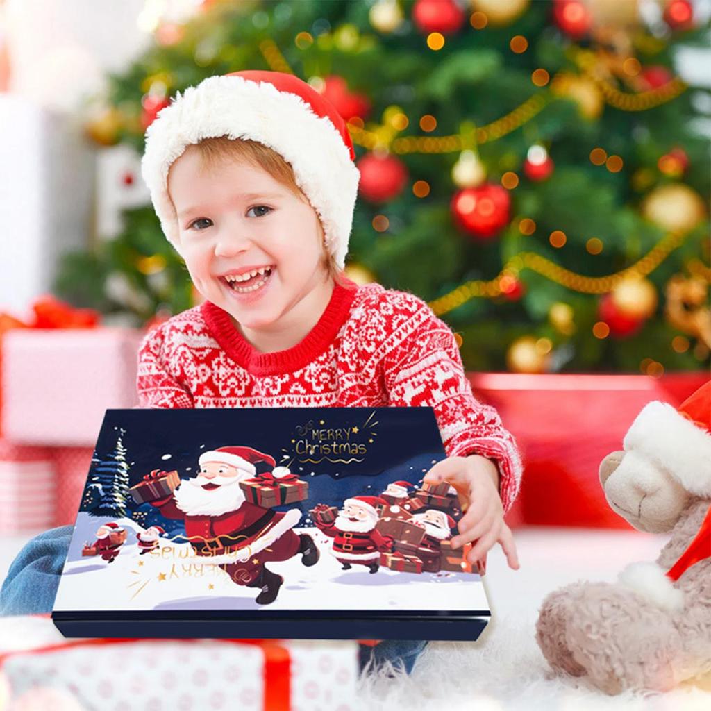 Weihnachten Kinder Kristall Adventsboxen zum Befüllen Leere Festival Countdown Box Kalenderhülle für Familienfeier Schulpreise