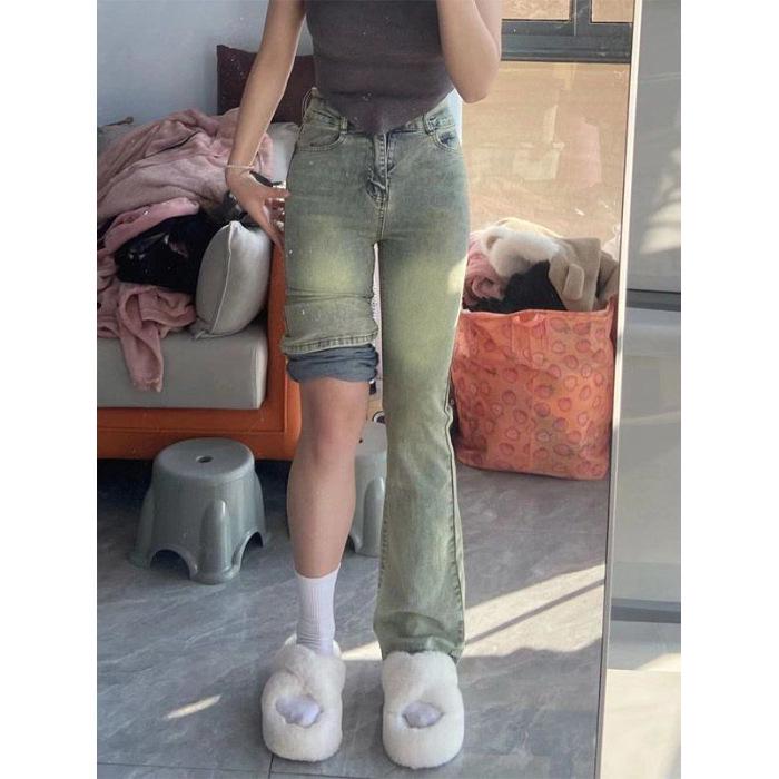 

Women s High Waist Stretch Skinny Jeans - Washed Yellow Mud, Sizes XS-2XL XS