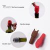 Silicone Wine Stoppers Reusable Bottle Seal Caps Champagne Beer Stopper Wine Cork for Home Travel Use