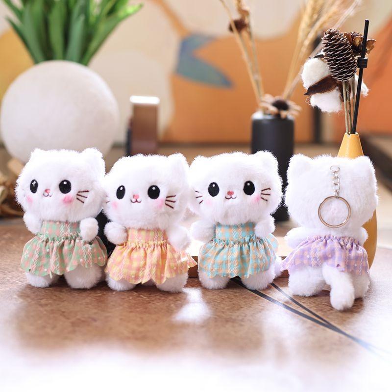 Animal Plush Doll With Short Velvet Fur For Bag Decor And Gift