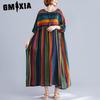 GMXIA Women's Fashion Summer Spring Short Sleeve O-Neck Casual Dresses Anteef Lightweight Oversized Dress