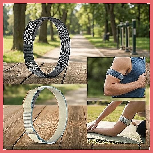 Amazfit Huami Helio Adjustable Nylon Arm Strap, Breathable Sport Band for Fitness Tracker