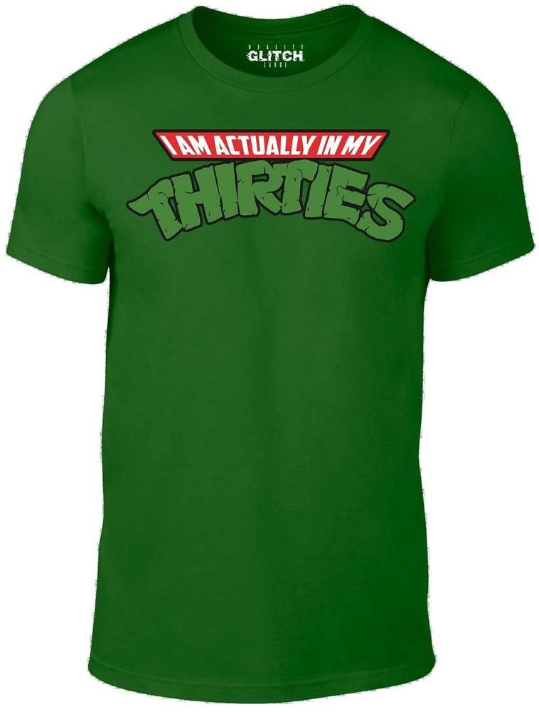 

Мне вообще-то за тридцать Мужская футболка - Смешная шутка про Черепашек-мутантов на день рождения 2XL