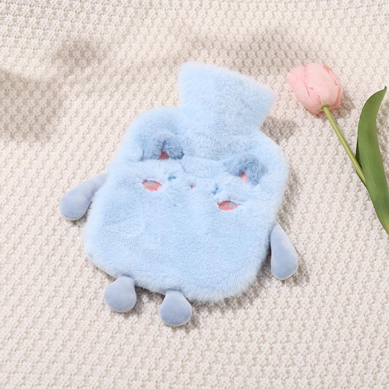 

Плюшева грілка для рук: Високоякісна, товста грілка для дітей, студентів та гуртожитків - Грілка для ніг та рук 17.5 x 27 cm світло-синій колір