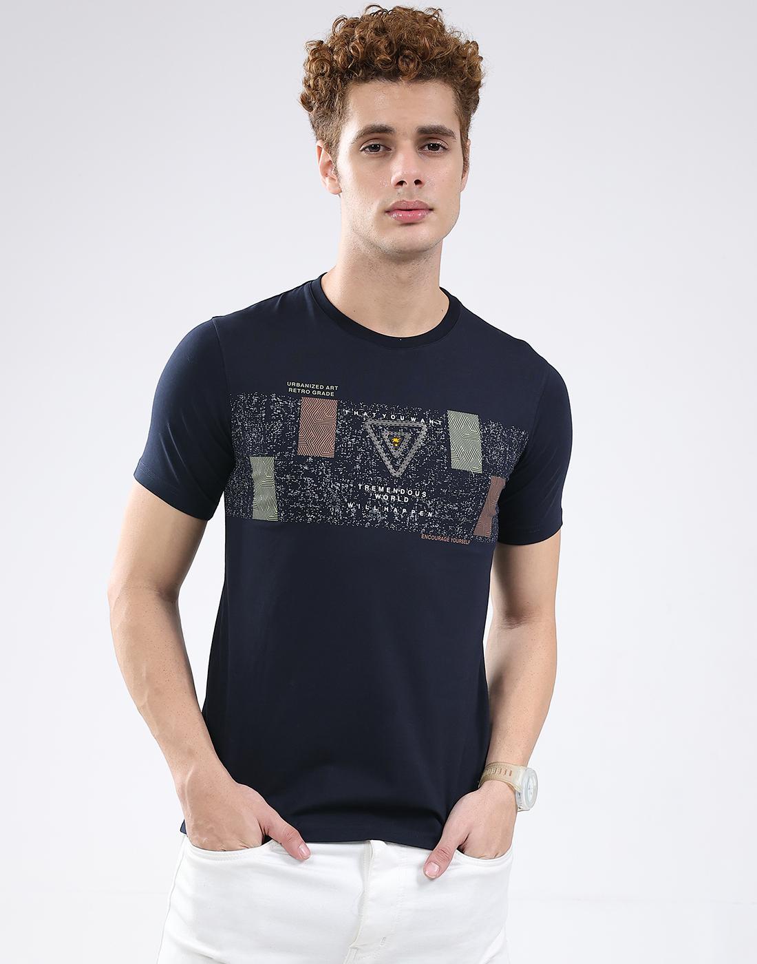 Monte Carlo Men s Round Neck Half Sleeve T-Shirt L