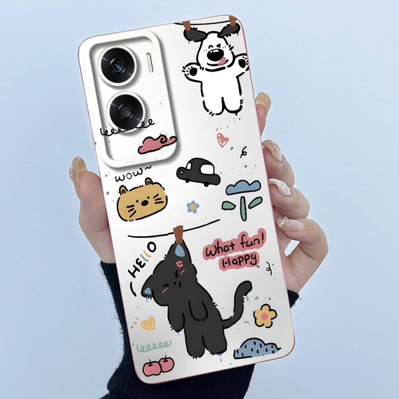 Für Honor 90 Lite 5G X50i 5G 2023 Handyhülle Panda Mädchen Katzen Weiches Silikon TPU Rückabdeckungen Stoßfänger Für Honor 90Lite Fundas Coque