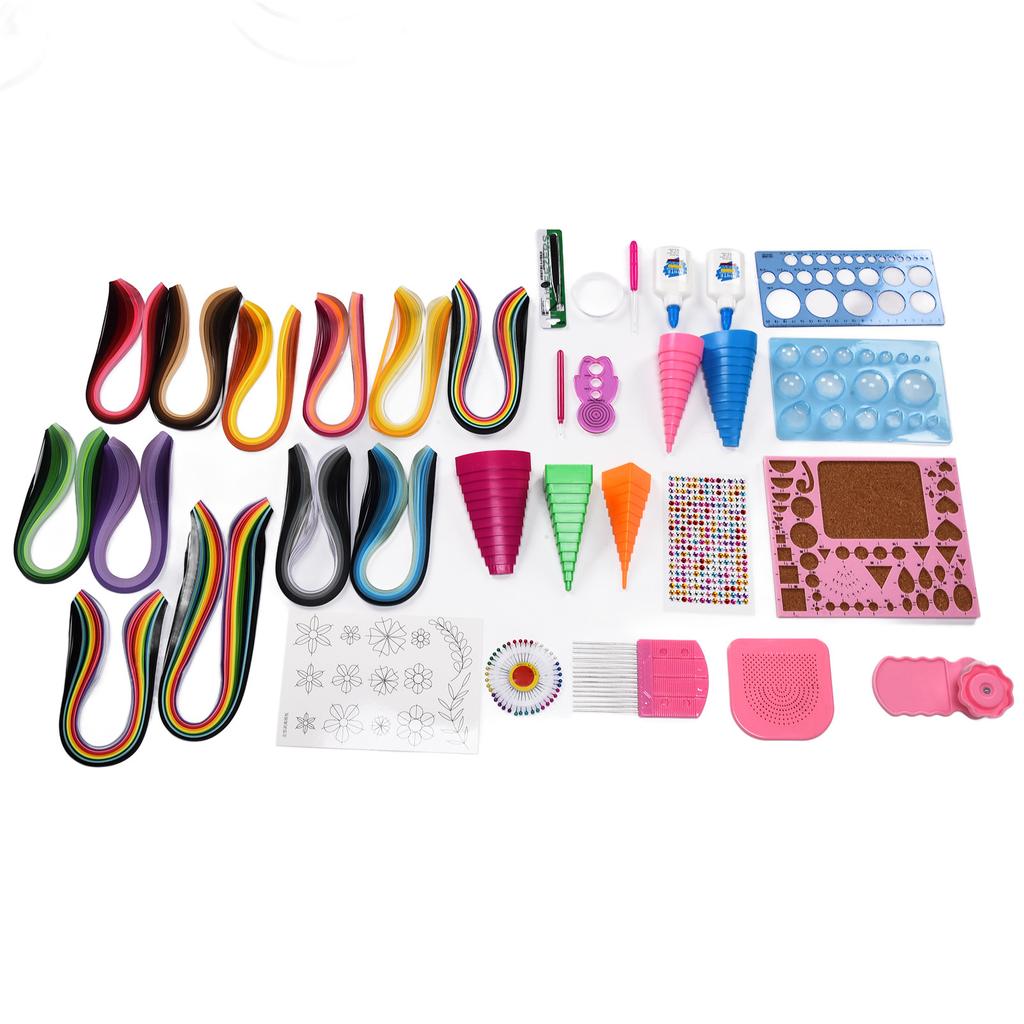 Paper Quilling Kits Complete Quilling Tools with Quilted Paper Tweezers for Beginners DIY Quilling Handicrafts Gift