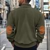 Men's Sweatshirt Loose Solid Color Outdoor Warm Breathable T-Shirt Top