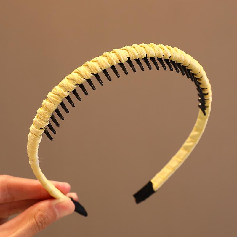 Korean Kids' Anti-slip Hair Tamer Headband with Teeth - Cute Flyaway Hair Accessory