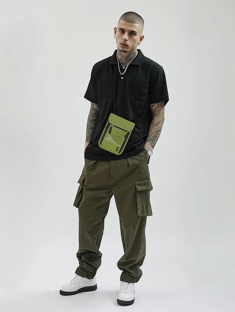 Passport Skimming with ID Card Multifunctional Storage Passport Pouch [Clakllie] Case, Neck-hanging, RFID, Prevention, Lightweight, Waterproof,