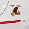 Protect Punch The Monkey Aufkleber Niedlicher Babyaffe hält Plüschtier Aufkleber Warme Heilungsaufkleber für Kinder Dekoration Und Geschenke