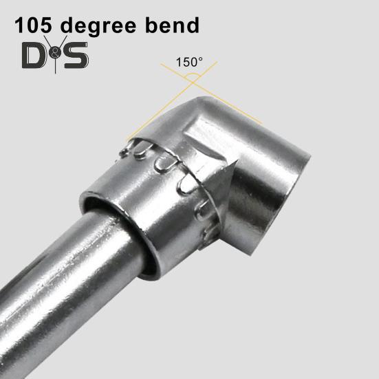105-Degree Right Angle Drill Adapter Universal Corrosion Resistant Easy To Install Rotatable Hex Shank Driver Angle Drill Attachment