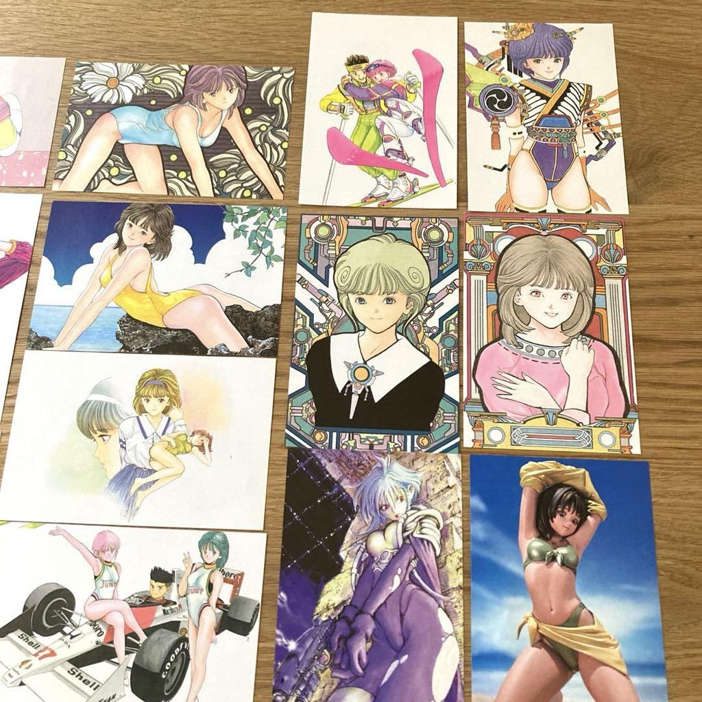 [USED] Masakazu Katsura Postcard Size Illustration Video Girl Wingman DNA Jump
