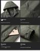 Men's Lightweight Waterproof Hiking Jacket - Spring/Autumn Casual Outerwear