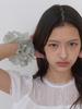 Kindababy Lace Veil Scrunchie - Soft Sage
