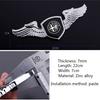 Metal Chromed Car Front Hood Emblem Badge Sticker for Alfa Romeo 156 159 147 155 Mito Giulia GT Giulietta Stelvio Tonale 4C 8C zk1