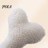 Plush Dog Chew Toy Squeaky Bone Toy, Soft Lamb Wool Chewing with Built-in Sound, Washable Interactive Fetch for Small Medium Dogs, Bite-Resistant