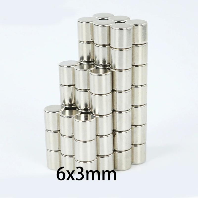 10/20/50ks Silné kotoučové magnety 6 mm x 3 mm pro DIY, Nářadí, Dílnu, Řemesla a Domácí organizaci