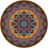 Ethnische Bohemian-Stil Mandala-Fußmatte für Wohnzimmer Couchtisch Decke für Schlafzimmer Nachttisch von Hotel und Pension Teppich