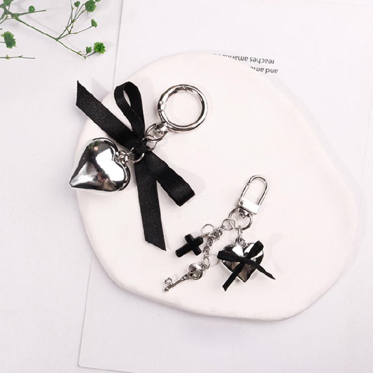 Bowknot Heart Shaped Keychain Love Designs Bag Decoration Handmade Phone Jewelry