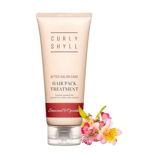 CURLYSHYLL After Salon Care Hair Pack Korea [4 Weeks Intensive Care] Zero Spreading Treatment Standing Hair 250ml