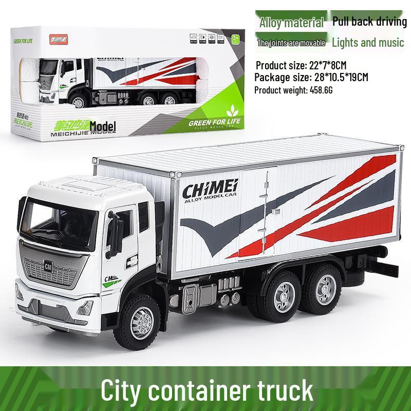 Chimei Alloy Toy City Cleaning Sprinkler Truck Model