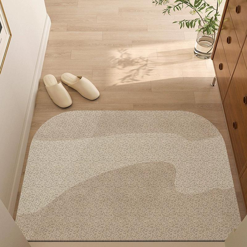 Non-Slip Entrance Door Mat Dirt Resistant Japanese Style Home Doormat for Indoor Outdoor Use Coir Fiber Carpet