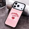Kawaii Japanese Strawberry Milk Drink Bottle Phone Case for iPhone 17 16 15 Pro Max Air 14 13 12 11 Plus Shockproof Cover